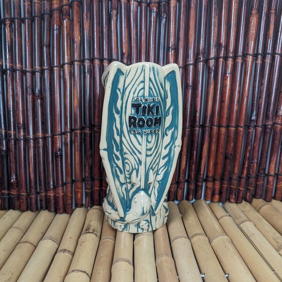 Frankie's Tiki Room Retired Teal Surf Dragon Tiki Mug Swizzles Big Toe Tiki Farm - Picture 7 of 13